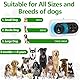 Anti Bell Gerät Hunde, 3 Frequenzstufen Sonic Anti Bell, 33Ft Reichweite Antibell Ultraschall Gerät für Hunde, Wiederaufladbares Antibell für Kleine Große Hunde Innen Außenbereich Antibell Hund