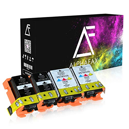 4 Tintenpatronen kompatibel für Epson Workforce WF100W - T2661 T2670 - Schwarz je 8,8 ml, Color je 11,4 ml Cover