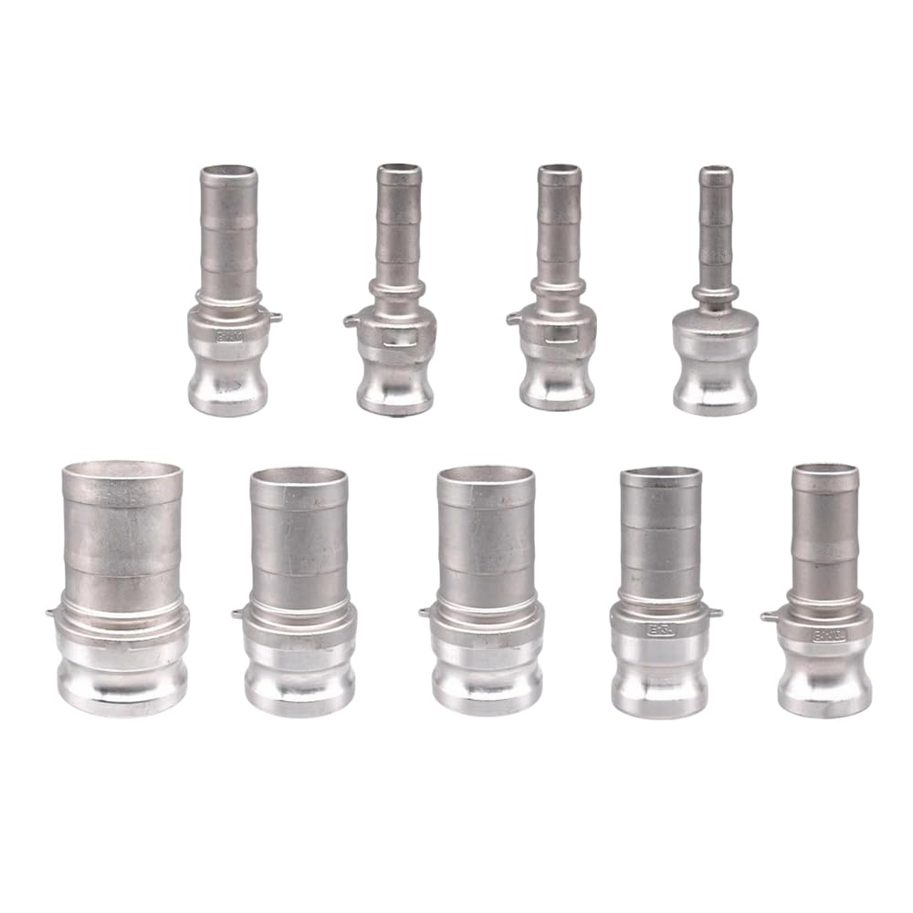 TopHomer Adaptador tipo E para manguera Camlock de 4 pulgadas