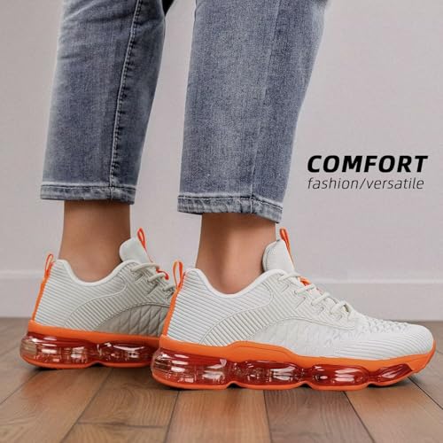Image of Kapsen Womens Walking Running Shoes Air Cushion Breathable Fashion Tennis Sneakers Mesh Workout Casual Athletic Sports Gym