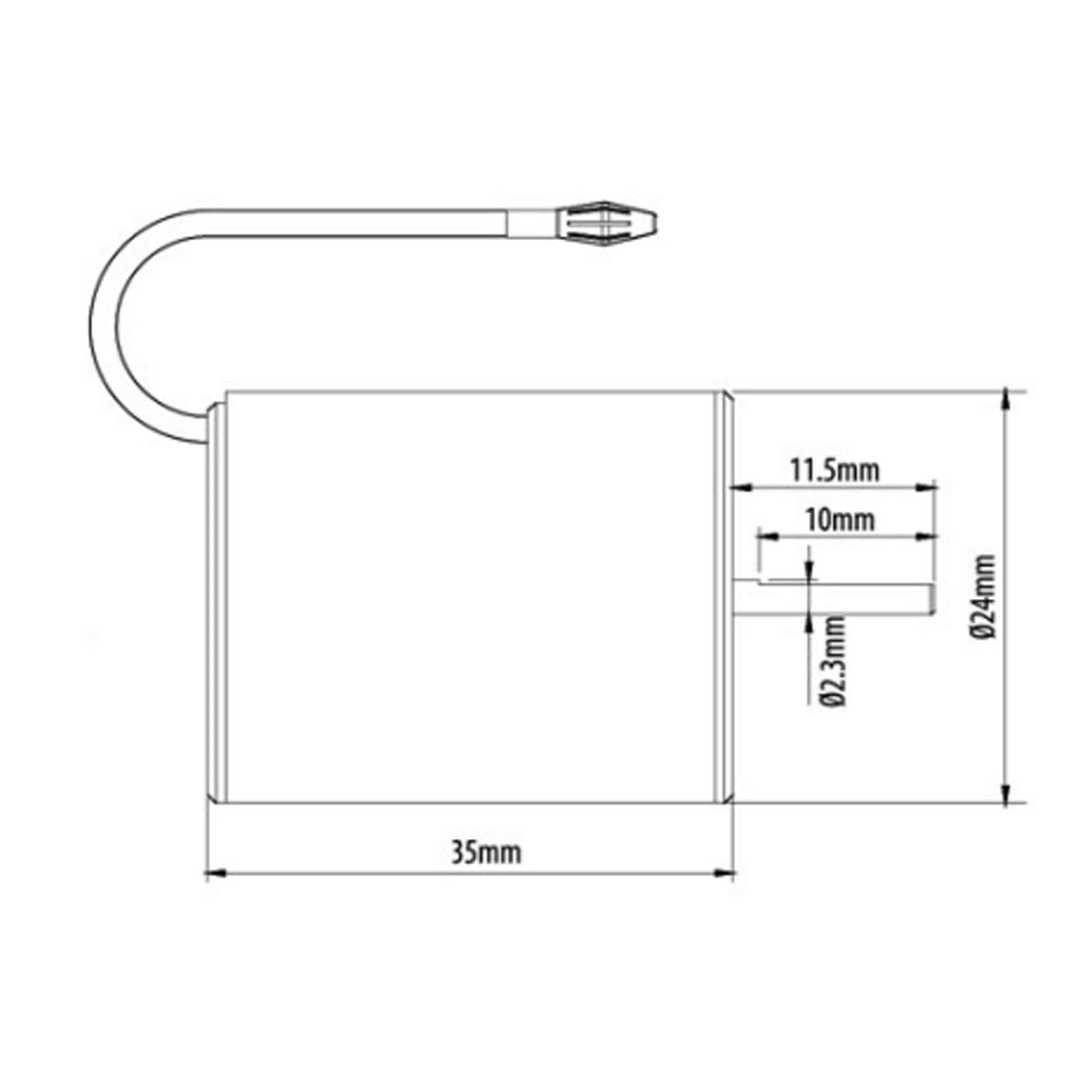 Moteur Sans Balais YOSOO 1/14 - 3200KV - Torsion 4 Pôles - Résistant