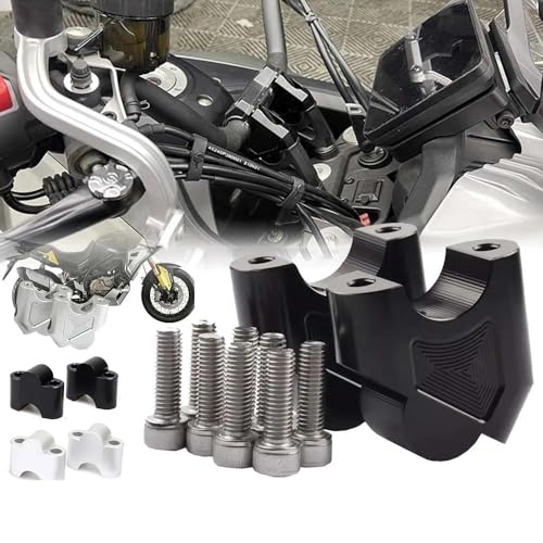 Rehausseur de guidon QJMOTOR SVT 650 pince adaptateur moto CNC