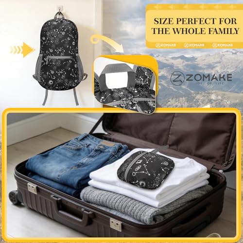 Image of ZOMAKE Ultra Lightweight Hiking Backpack 20L, Packable Small Backpacks Water Resistant Daypack for Women Men(Star Print)