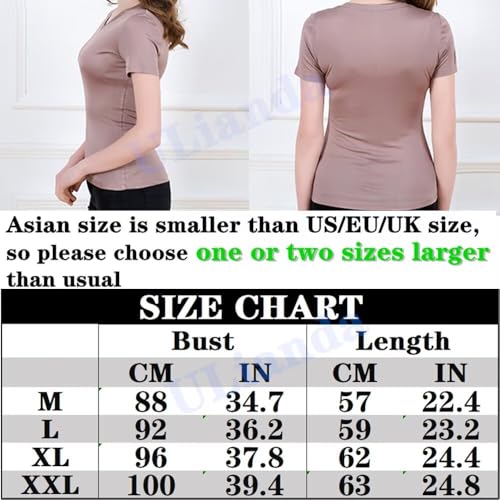 Womens Silk T Shirt Short Sleeve V-Neck Top Undershirt Breathable Mulberry Silk Tee Basic Tops2