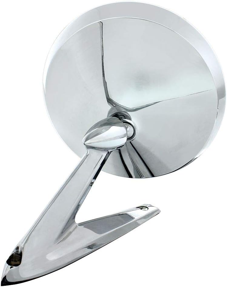 United Pacific 110174 Exterior Mirror w/LED Turn Signal For 1964.5-66 Ford Mustang, Chrome Plated – Driver Side – ONE Unit