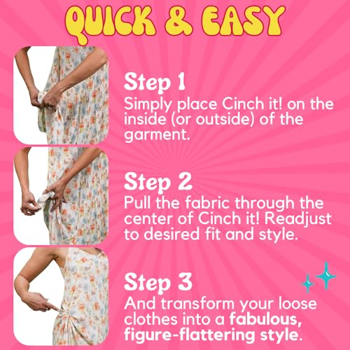 Cinch It Clothing Cinch Clips - Hidden Dress Cinch Clip & Shirt Cincher Clip - Fashion Accessories for Women4