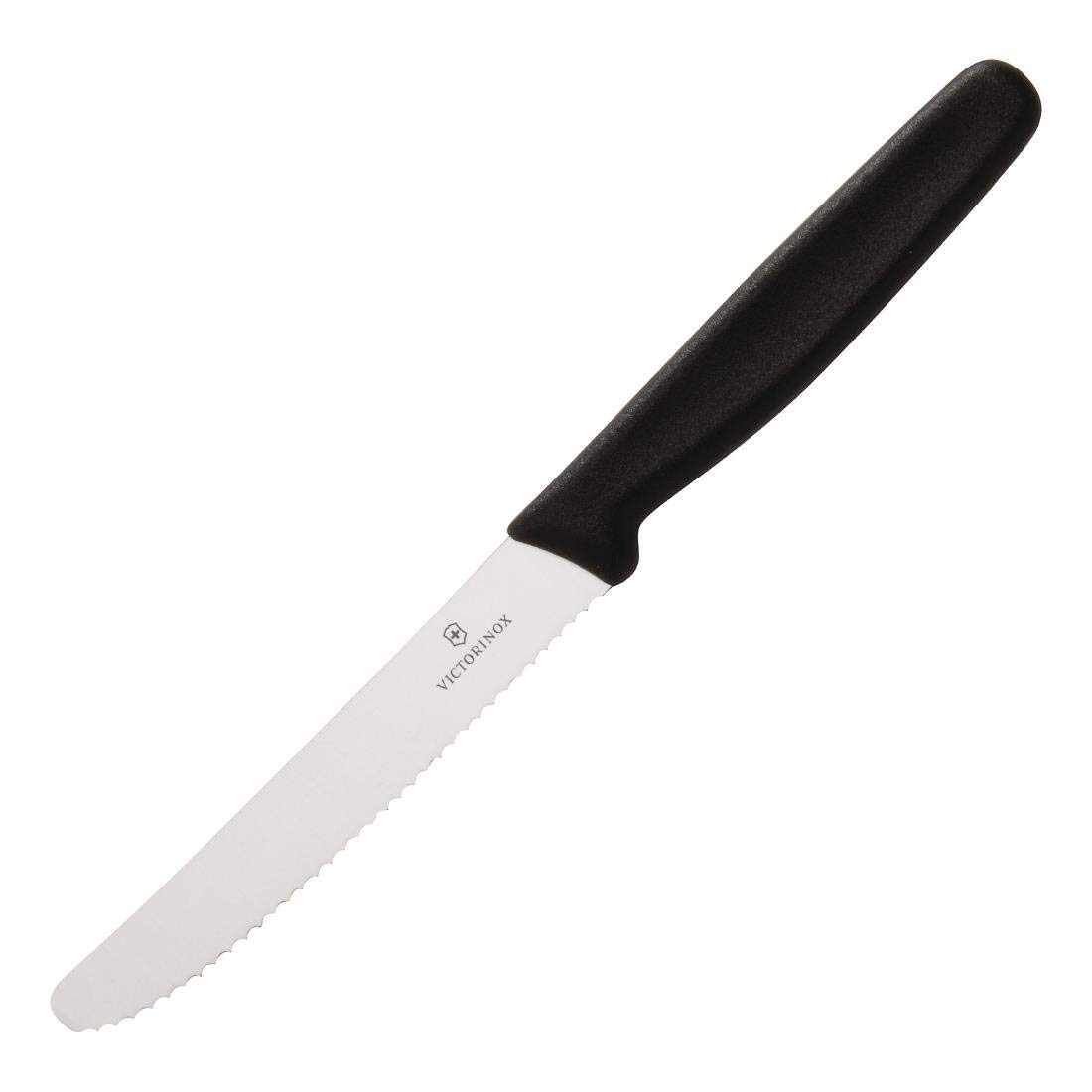 Victorinox 180300 Tomato-/Table Knife 11cm, stainless_steel, Silver/Black, 25 x 16 x 6 cm