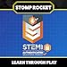 Stomp Rocket The Original Squeeze Rocket, 10 Rockets - Soft Foam Rocket Launcher STEM Gift for Boys & Girls - Ages 4 & Up - Fun Backyard & Outdoor Kids Toys Gifts for Boys & Girls