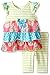 Bonnie Baby Baby Girls' Flutter Sleeve Knit Tiered Playwear Set