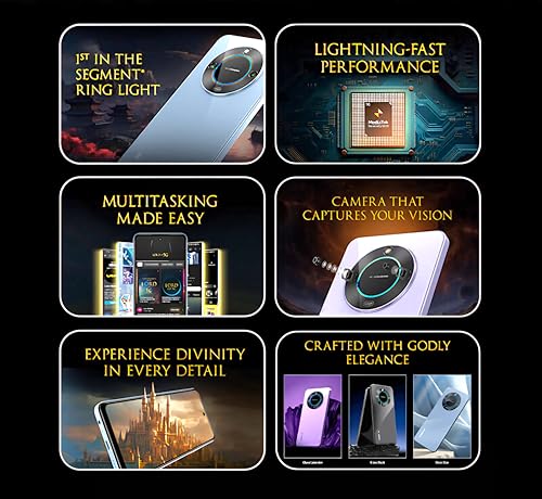 Image of Lava Blaze 2 5G (Glass Blue, 6GB RAM, 128GB Storage) | Stunning Ring Light | 50 MP AI Camera | 5000 mAh Battery | Upto 12 GB Expandable RAM | MediaTek Dimensity 6020 Processor | 18W Fast Charging