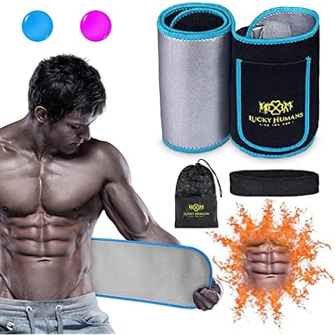 Lucky Humans® Hochwertiger Bauchweggürtel Herren Damen Cover