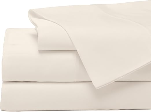 Cozy Earth Luxury Bed Sheet Set - 100% Viscose from Bamboo Fabric, Ultra-Soft & Breathable, Fits Regular & Deep Pocket Mattresses up to 20" - 5 Pieces Split King Sheet Set Oat