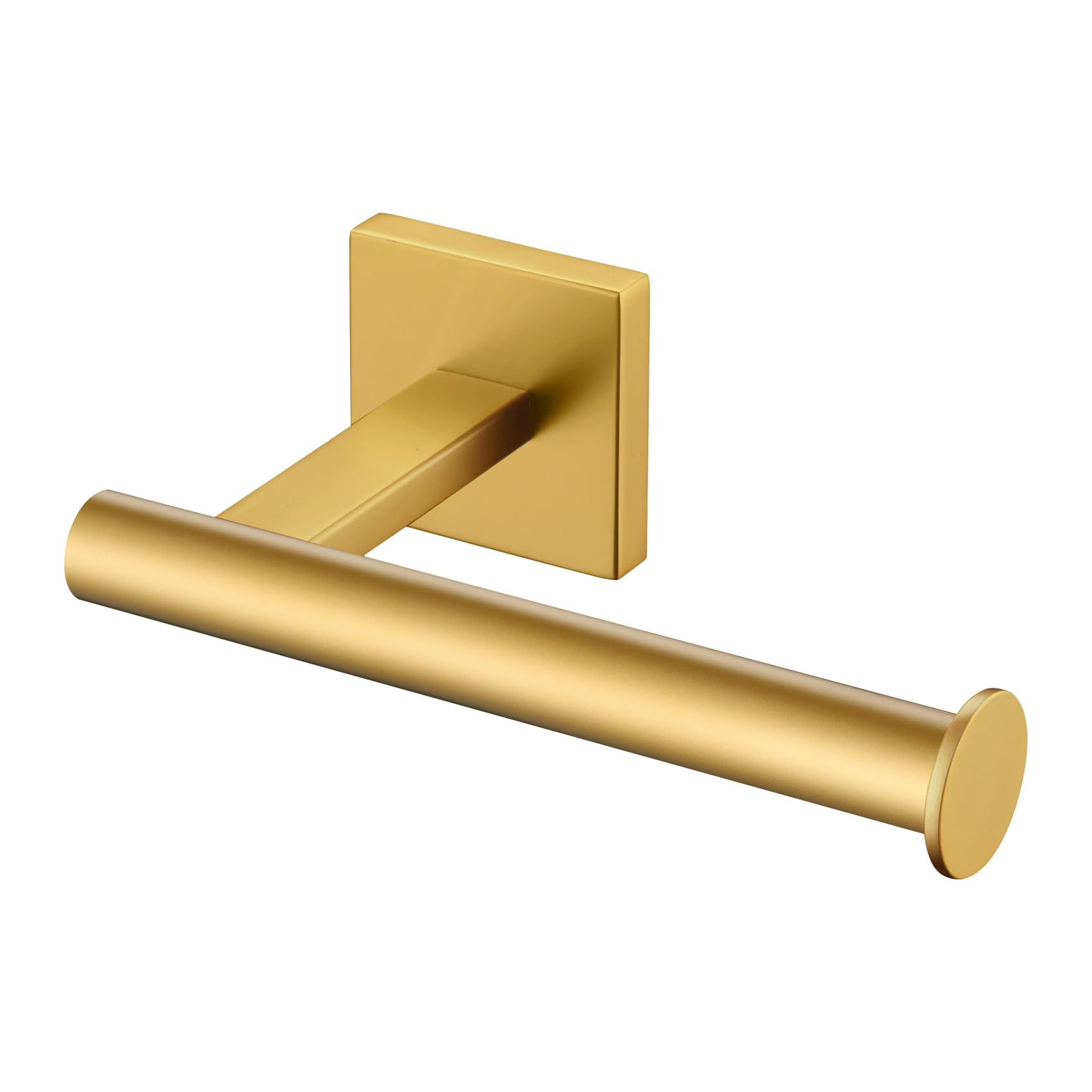 KOKOSIRI Toilet Paper Holder Tissue Paper Dispenser for Bathroom Toilet Roll Holder Wall Mounted, Brushed Gold Stainless Steel B2008BG