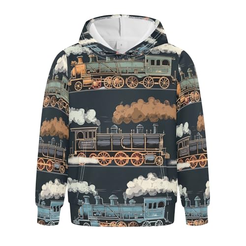 Kids Hoodies for Boys Girls, Pullover Hooded Toddler Sweatshirt Unisex Kids Long Sleeve Hoodie