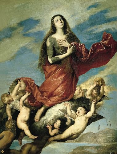 Affiche décorative Assomption de la Madeleine pour remplacer un mur blanc vide 60x90