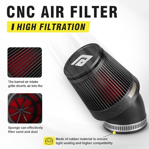 Image of NIBBI 24mm Carburetor with CNC 48mm Air Filter kit,PE24 Carburetor fit for 150cc Pit Bike,Upgrade for SSR150cc Apollo150cc X-PRO150cc Performance Parts