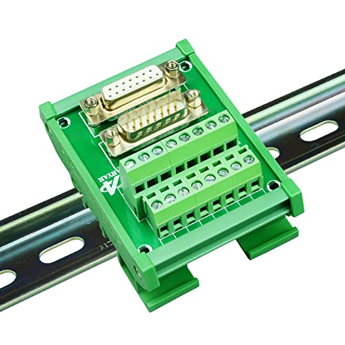 Connettore D-Sub DB9 Maschio Femmina Con Interfaccia Per Montaggio Su Guida DIN