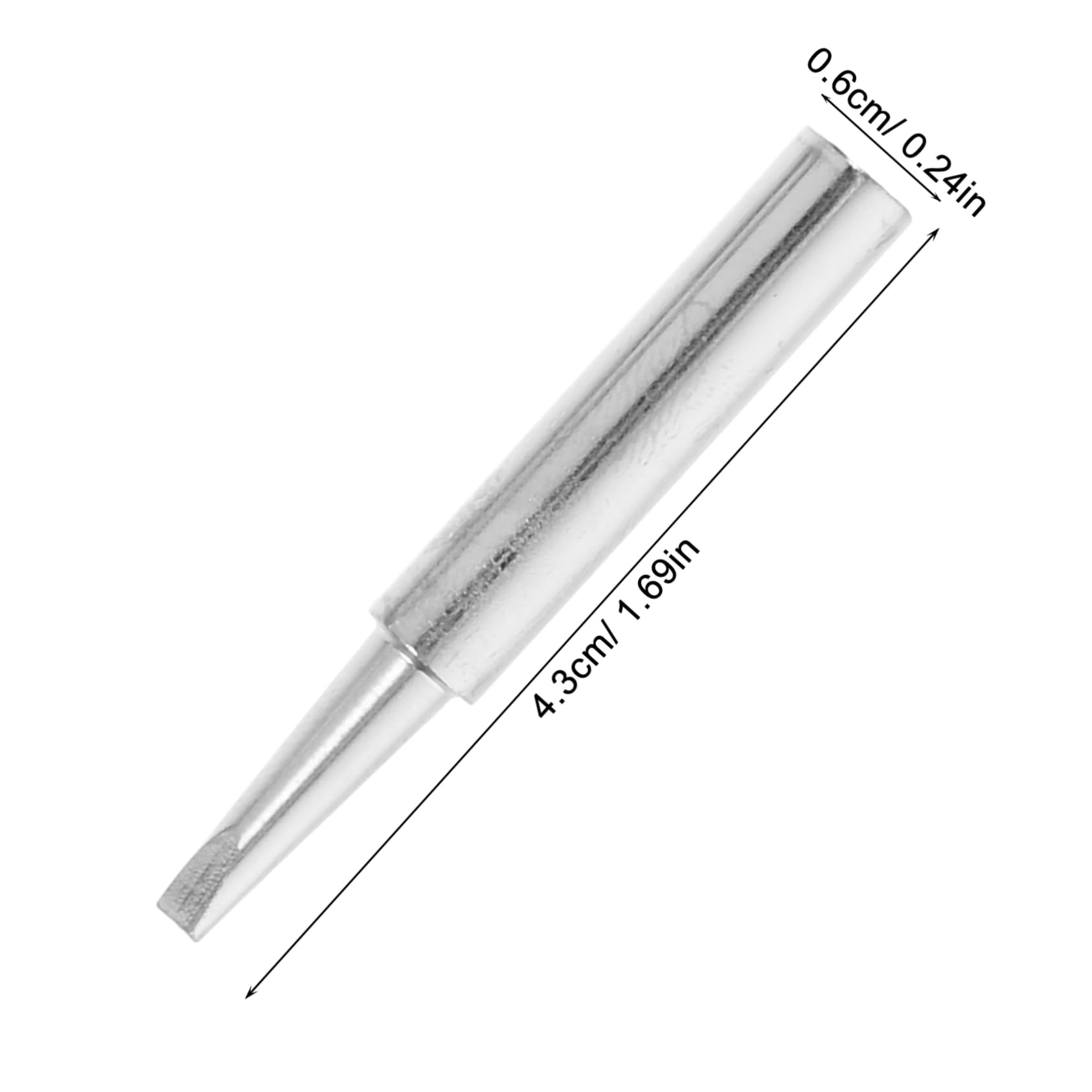 Cabilock Professional Soldering Iron Tips Set 5 Pcs Replacement Tips High Heat Conductivity Suitable for Diy Enthusiasts