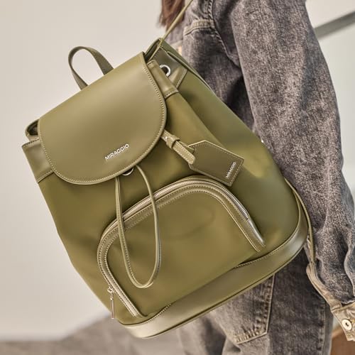 Image of Miraggio Wanderlust Backpack for Women | Laptop Bag for Women Office Use | Stylish Women Backpack | Adjustable Shoulder Straps | Ideal for Work, College & Travel