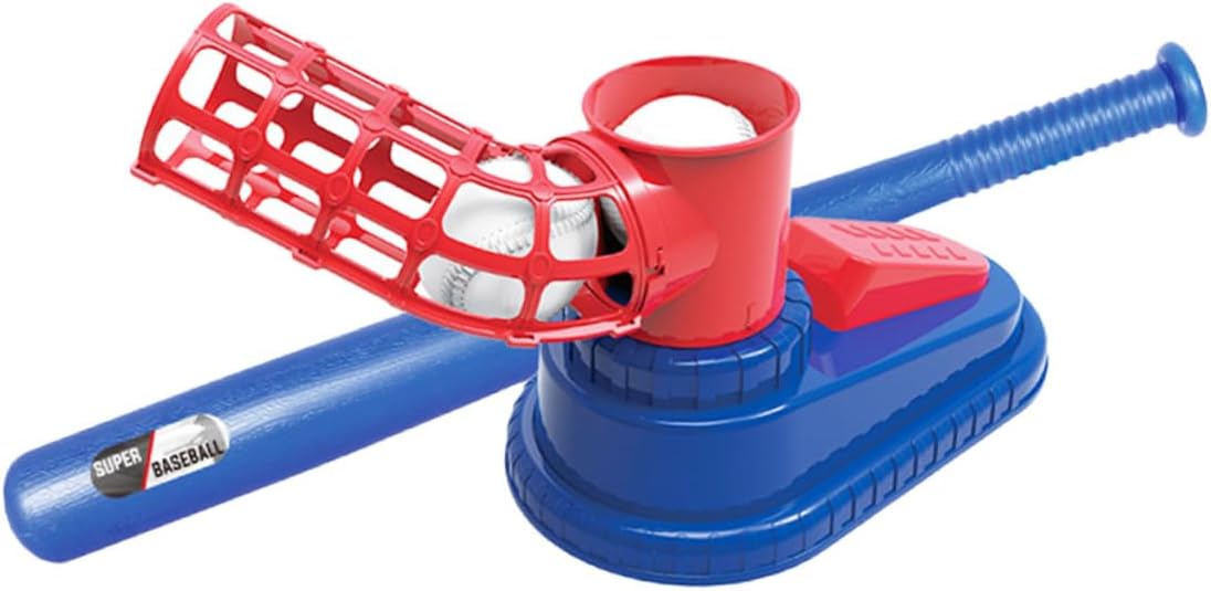 Baseball Trainer Tool with Detachable Launcher for Outdoor Indoor Play Enhances Batting Skills and Observation Baseball for Boys and Home Sports
