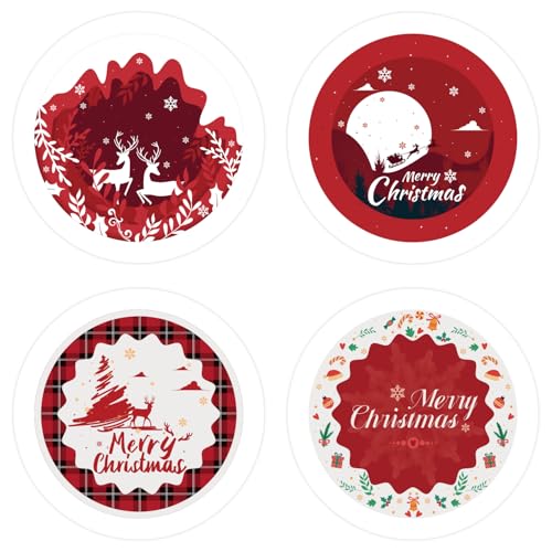 4 Pz Sottobicchieri Natalizi, Materiale in PVC Renne Sottobicchieri per Alberi di Natale Antiscivolo Sottobicchieri Natalizi Isolati Portabicchieri Natalizi Durevoli per Regalo (Stile Rosso)