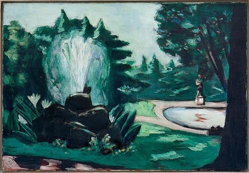 Impression Moderne Art Murale Fontaines à Baden Baden Sublimez Votre Salon avec Max Beckmann