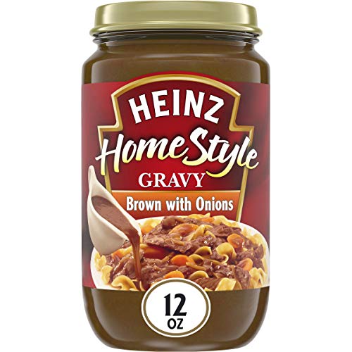 Heinz Home-style Brown Gravy with Onions, 12 oz Jar