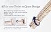 BAILI Luxury Butterfly Open TTO Stainless Double Edge Safety Razor Wet Shaving Kit with Mirrored Travel Case Rose Gold BD177