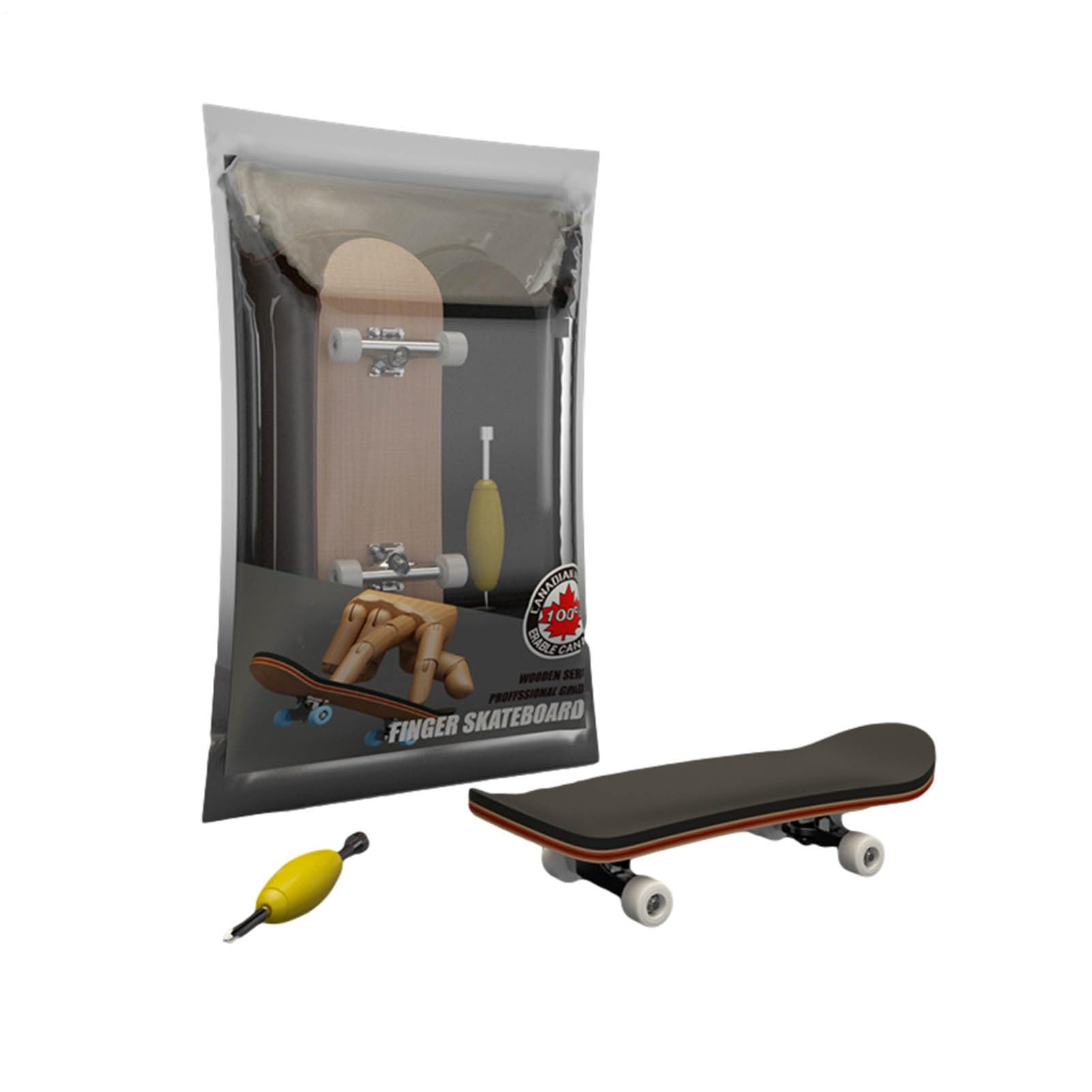 KETIEE Finger Skateboard Ramps Set, 6-in-1 Fingerboard