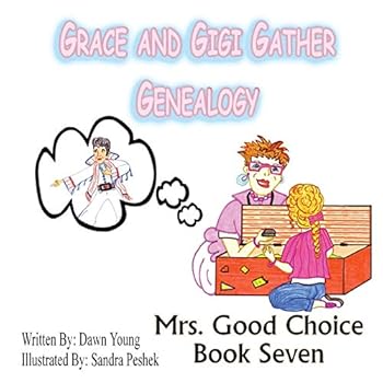 Paperback Grace and GiGi Gather Genealogy [Large Print] Book