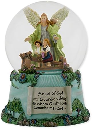 Roman Giftware Inc, Inspirational Angels Collection, 5.7" H Musical 100MM Dome Angel,Religious, Inspirational, Durable (4x4x5)