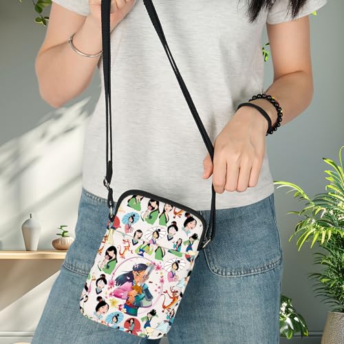 BWWKTOP Princess Mulan Crossbody Bag Mulan Fans Gift Fairy Tale Mulan Shoulder Bag Mulan Inspired Merch (Mulan XK-B)4