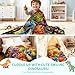Dinosaur Blanket for Boys Girls 3D Dinosaur Throw Dino Blanket for Toddler Boys Kids Cute Smiling Dinosaurs HD Digital Print Flannel Ultra Soft Lightweight All Season(60