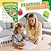 Ireer 1 Pcs One Page a Day Triple Digit Addition and Subtraction Math Problem Workbook for Grades 2-3, Just Tear Out a Page Each Day for Repetitive Math Practice