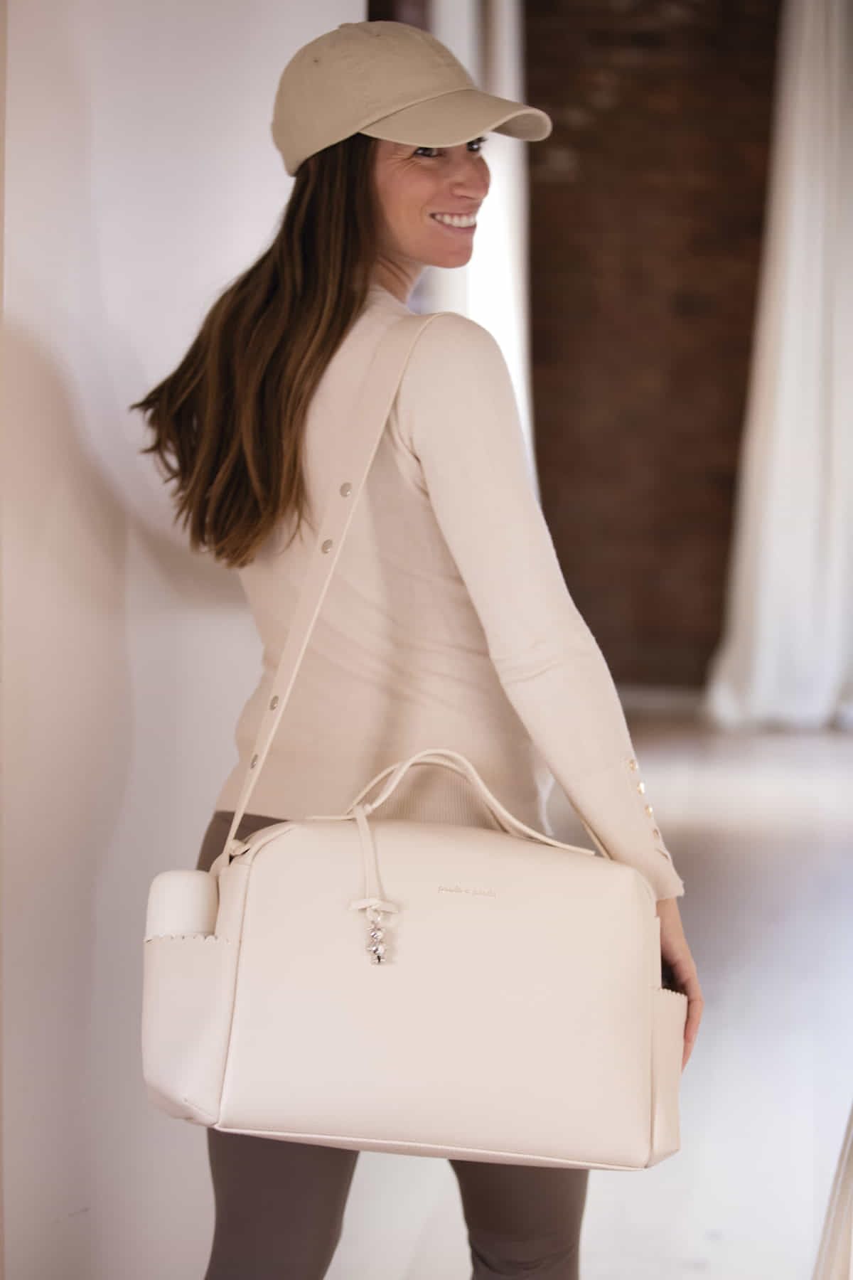 Bolsa de pañales Icon de, Rosa O Beige O Gris O Caramelo, Contemporáneo
