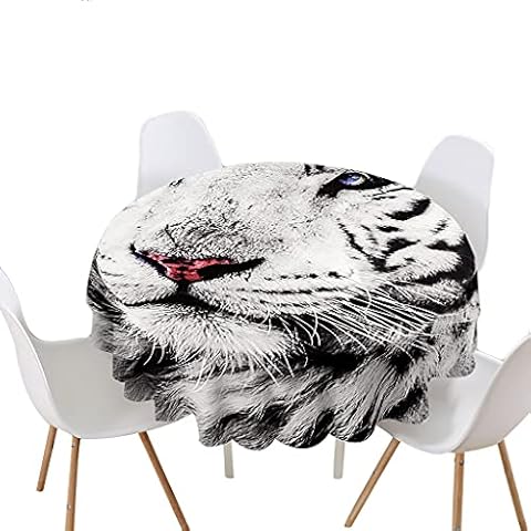 Highdi Mantel de Redondo Impermeable Tigre Cover