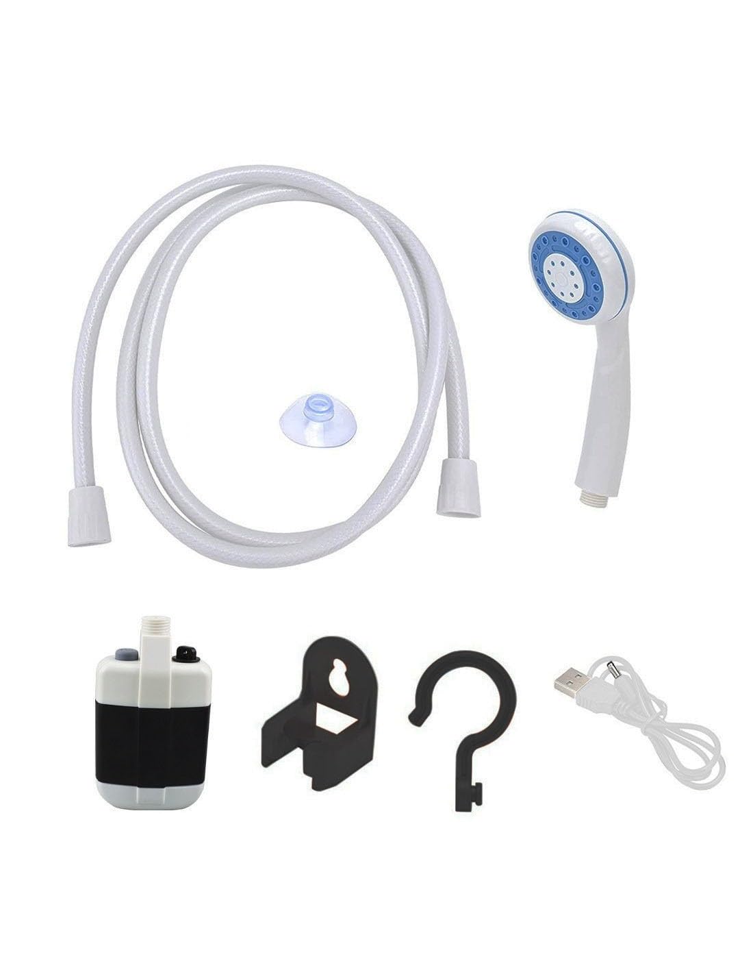 Soffione Doccia Portatile Ricaricabile Tubo Flessibile Da Campeggio O Giardino - modelli casuali