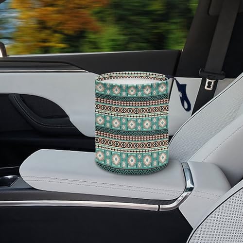 Image of Tribal Aztec Car Trash Can Collapsible Portable Car Garbage Bin for Car Front Seat, Back Seat, Floor, Headrest Rubbish Bin