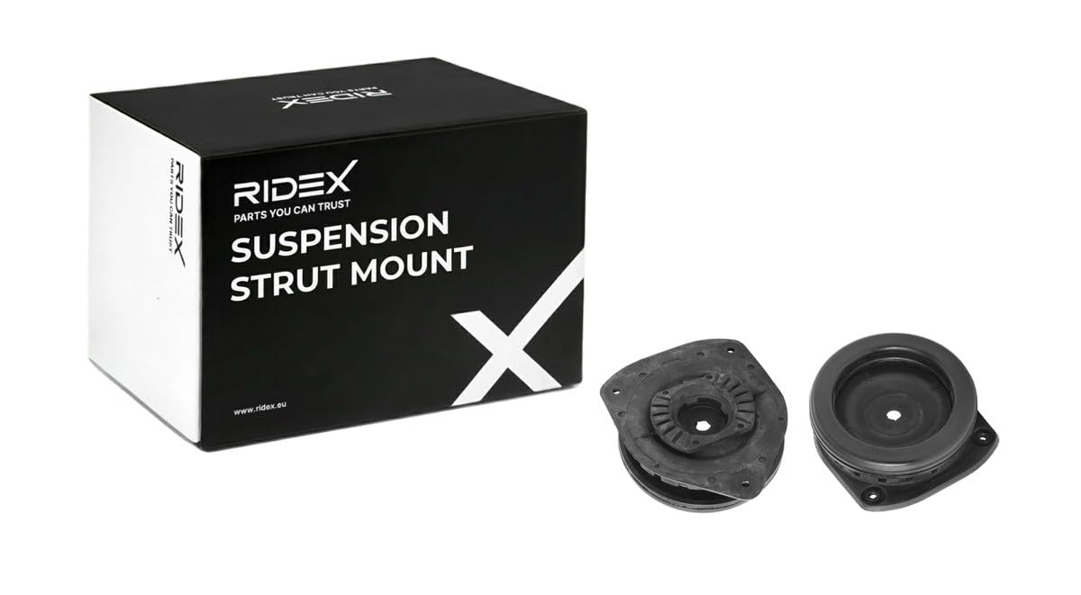RIDEX 1180S1074 2x Copela de amortiguador Delantero, ambos lados con rodamiento Compatible con RENAULT Megane 3 Grandtour KZ0/1
