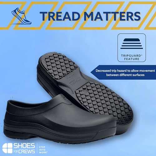 Shoes for Crews Radium, Men's, Women's, Unisex Slip Resistant Work Clogs, Water Resistant2