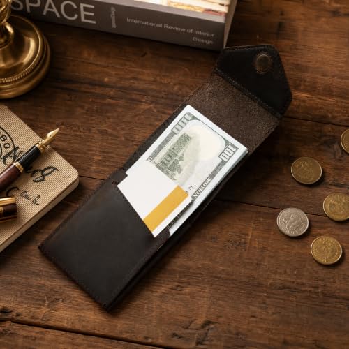 SAUCLW Vertical RFID Blocking Wallet
