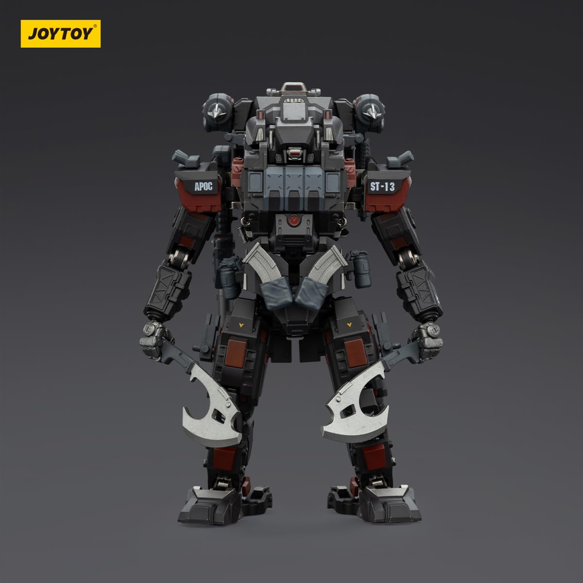 TOYVERSE JOYTOY Figura de acción 1/25 Dark Source, APOC Series Crimson Phantom Stealth/Night Ops Mech ST-8613, Movable Joints Character Model, from 15 Years