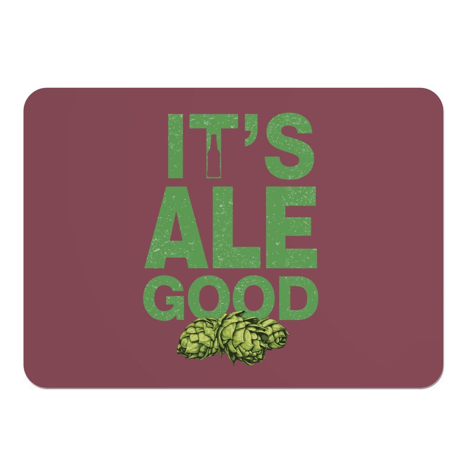 Sets de table liège napperons rouge IPA bière pression grand format 39.5x28.5 cm humour lot de 4