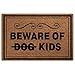 Produktbild eureya BEWARE OF KIDS Fußmatten Fußmatte Innen/Außen Badezimmer Wohnzimmer Küche Teppiche Home Decor 40 X 60 cm