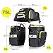 Rhinowalk Bike Pannier Bag Set for Bicycle Cargo Rack Saddle Bag Shoulder Bag Laptop Pannier Rack Bicycle Bag Professional Cycling Accessories 3 in 1-Black