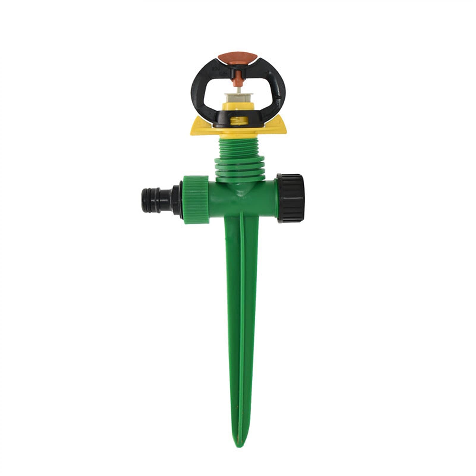 Irrigazione di Giardinaggio irrigata Ugello di Acqua Sprinkler Rotante da 1/2 Pollice G1 / 2 "Plastica Plastica Spike Watering Sprinkler Garden Prato per 1/2 Tubo 10 Set (Color : A)
