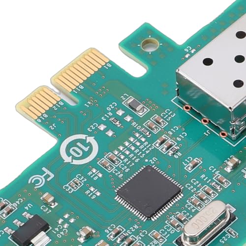 Tarjeta de Red Zyyini PCIe 1Gbps, Adaptador SFP Puerto Único de Fibra Ethernet con Controlador 210AT, Conectores Chapados en Oro, para Sistemas Windows y Linux VMware ESXi miniatura 7
