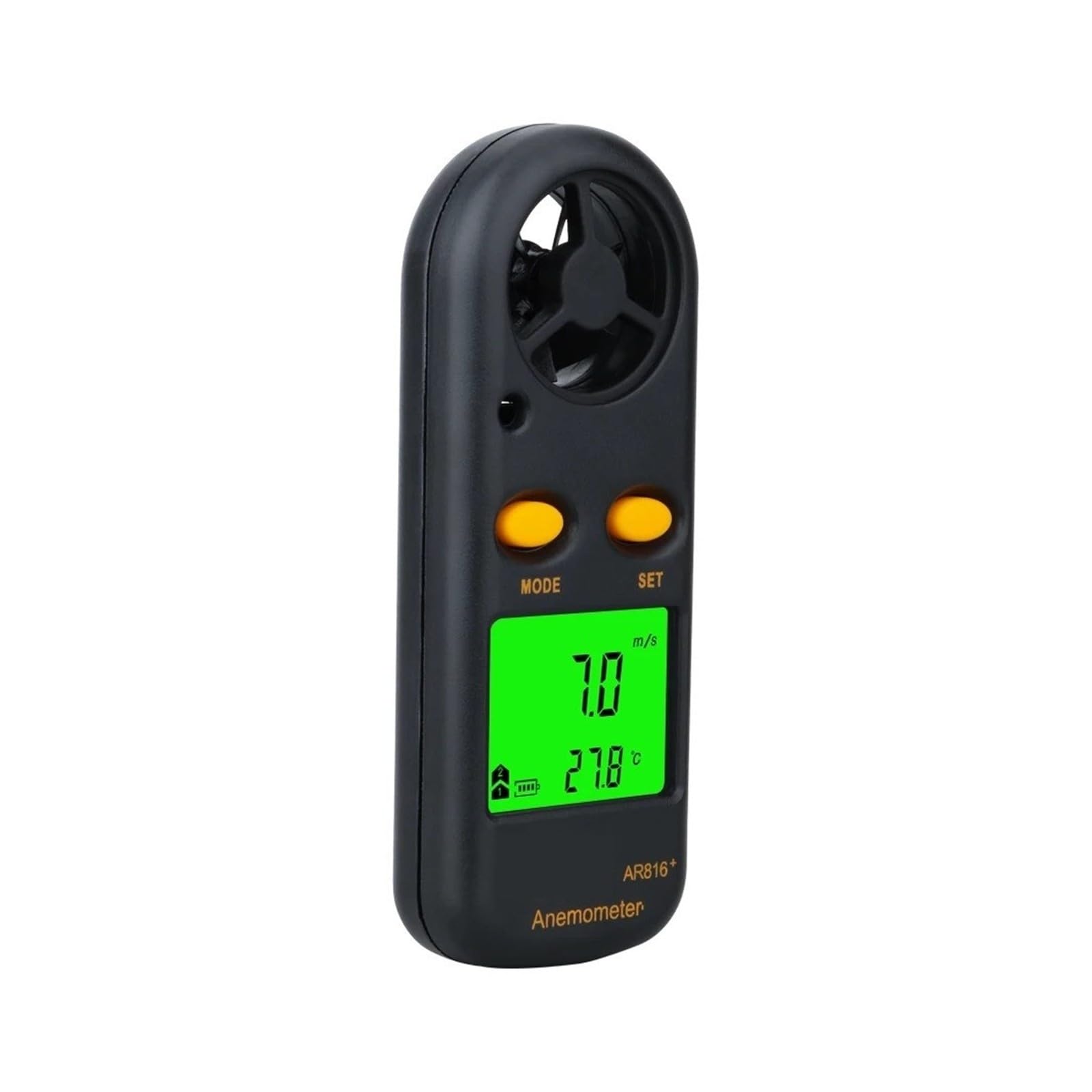 Mini Anémomètre Numérique 0-30 M/s, Compteur De Vitesse du Vent