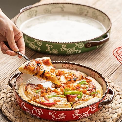 Platos para hornear con doble asa que evitan quemaduras al sacar el arroz al queso del horno 6