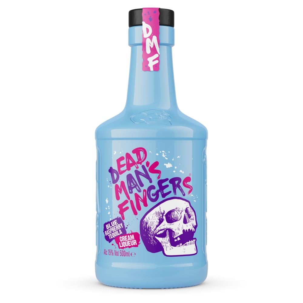 Dead Man's Fingers Blue Raspberry Tequila Cream Liqueur 50cl